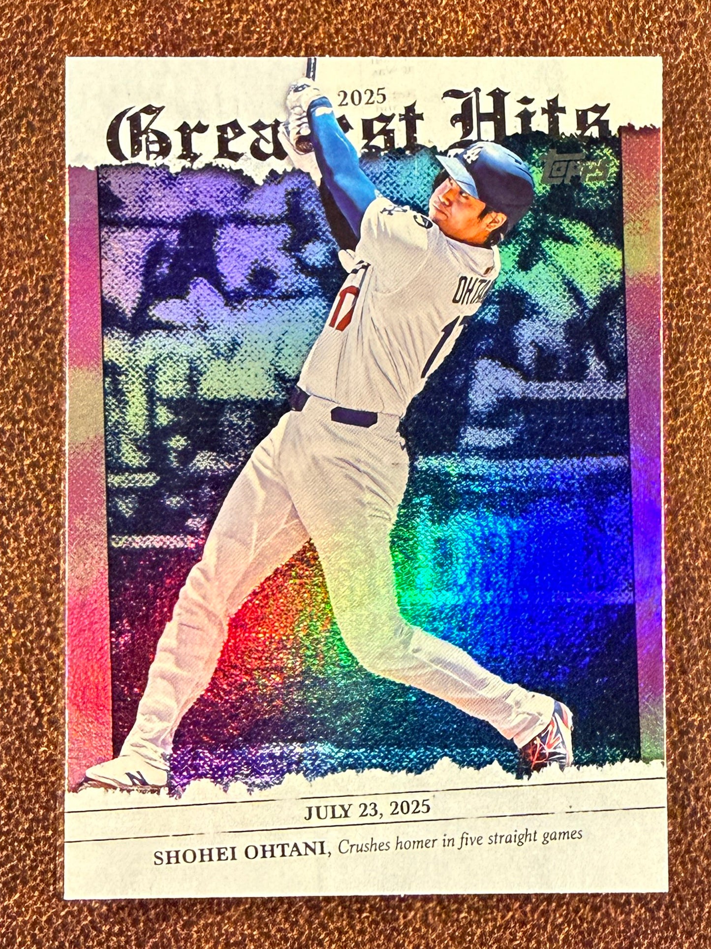 Shohei Ohtani - 2026 Topps Series 1 - PINK Greatest Hits - Dodgers