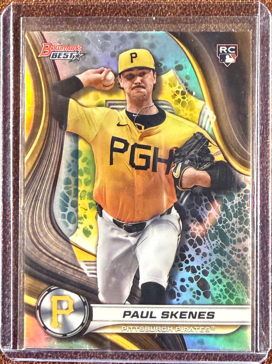 Paul Skenes - 2025 Bowman's Best - Rookie Refractor - Pirates