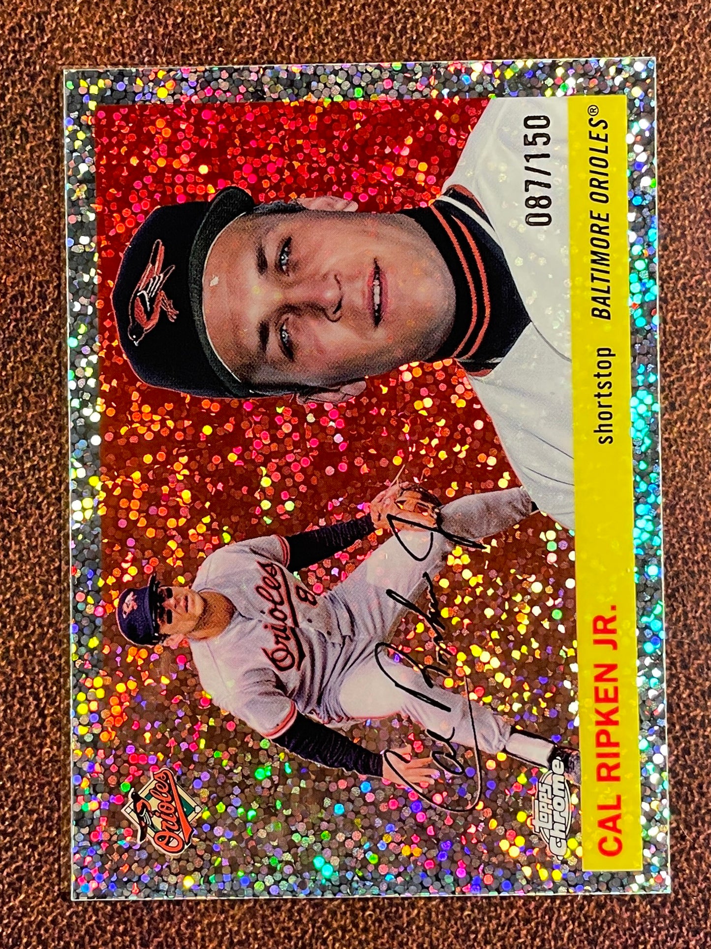 Cal Ripken Jr. - 2025 Topps Chrome Platinum - SPECKLE Refractor /150 - Orioles