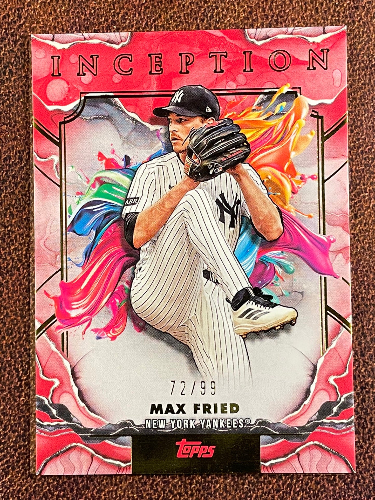Max Fried - 2025 Topps Inception - RED /99 - Yankees