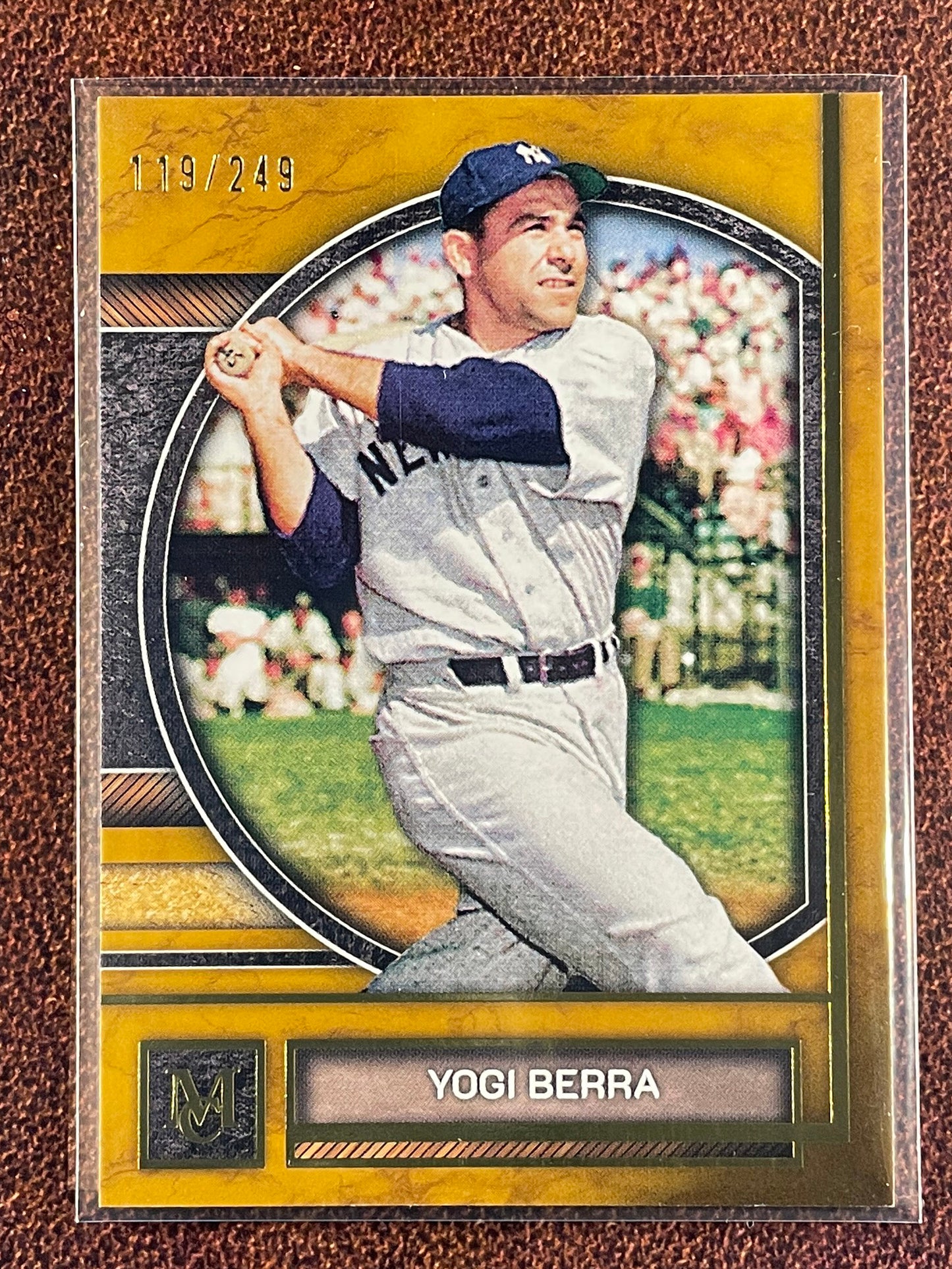 Yogi Berra - 2025 Topps Museum Collection - GOLD /249 - Yankees