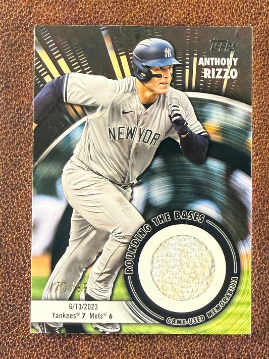 Anthony Rizzo - 2024 Topps Series 2 - Rounding the Bases RELIC /99 - Yankees