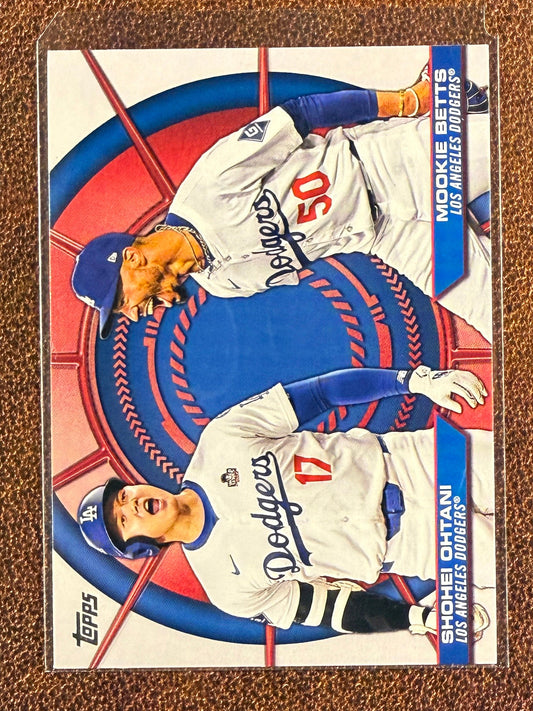 Shohei Ohtani/Mookie Betts - 2025 Topps Series 2 - Dynamic Duos - Dodgers