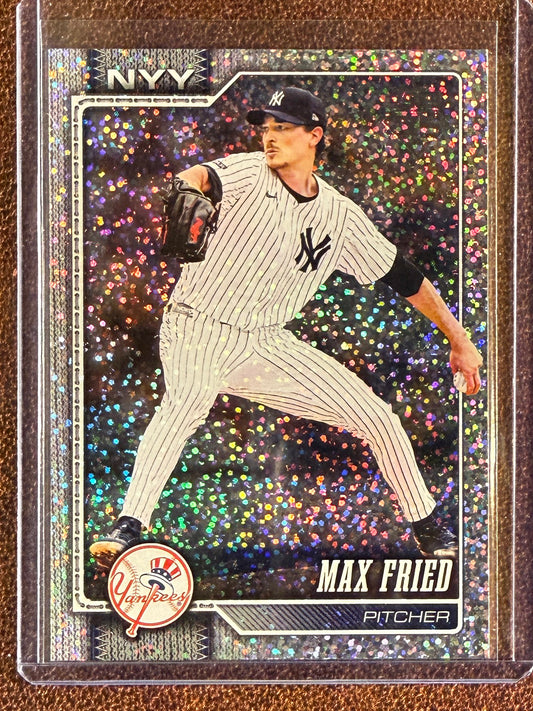 Max Fried - 2026 Topps Series 1 - Confetti - Yankees