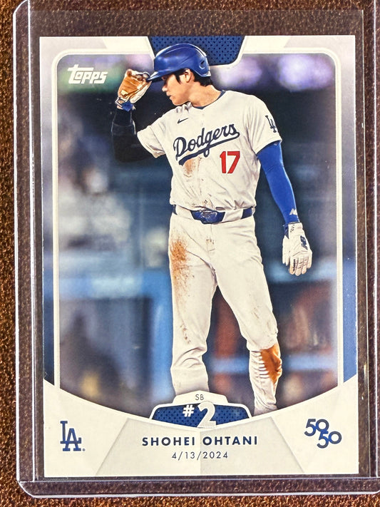 Shohei Ohtani - 2024 Topps 50/50 - SB #2 Base - Dodgers