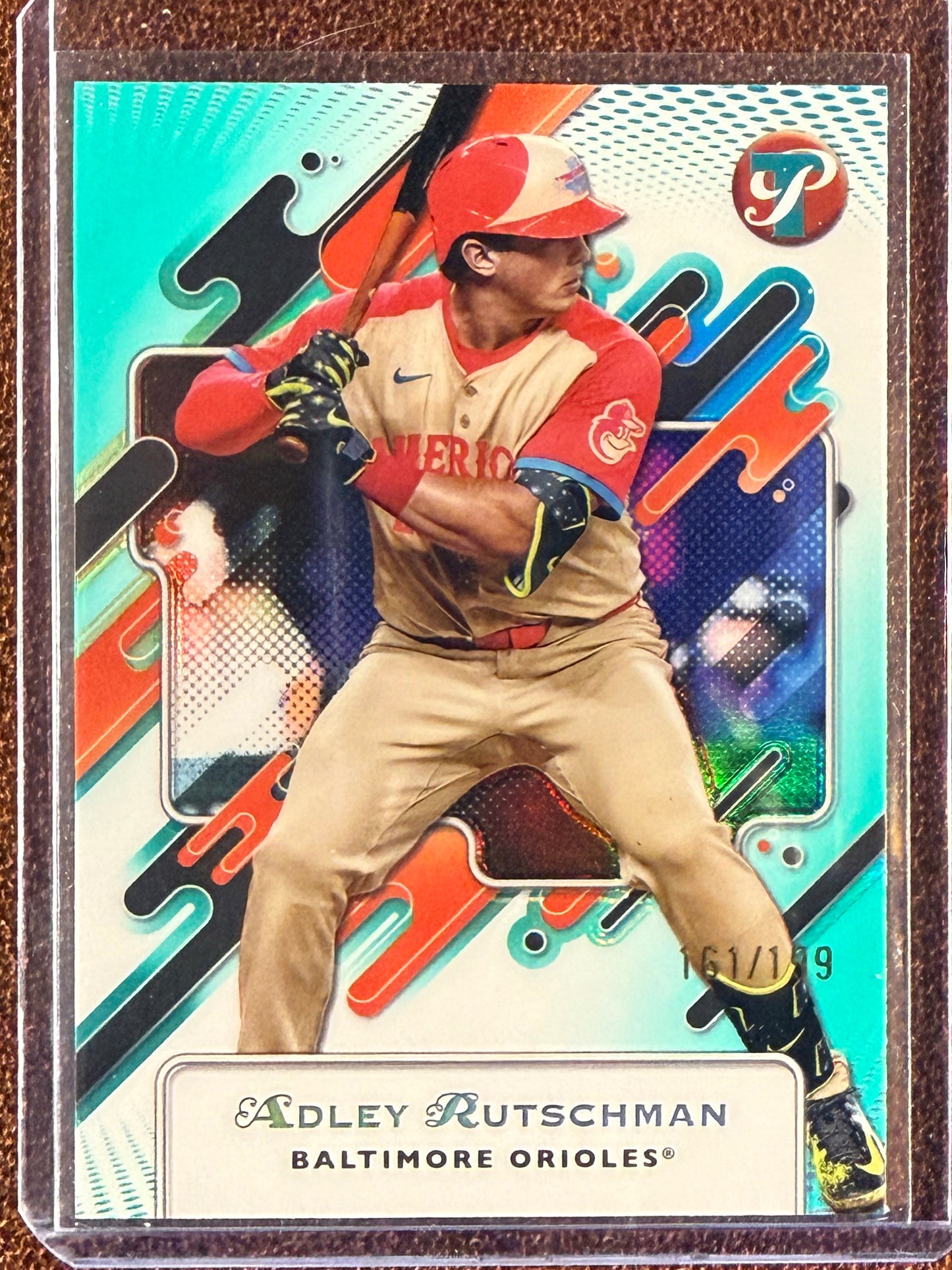 Adley Rutschman - 2025 Topps Pristine - AQUA /199 - Orioles