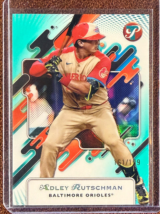 Adley Rutschman - 2025 Topps Pristine - AQUA /199 - Orioles