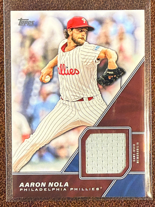 Aaron Nola - 2026 Topps Series 1 - Major League Material RELIC - Phillies