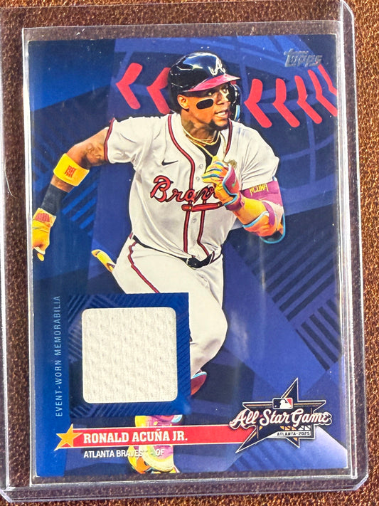 Ronald Acuna Jr. - 2025 Topps Update - All Star Stitches RELIC - Braves