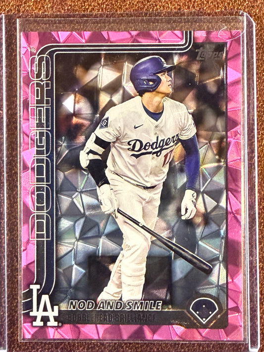 Shohei Ohtani - 2025 Topps Update - PINK Diamante - Dodgers