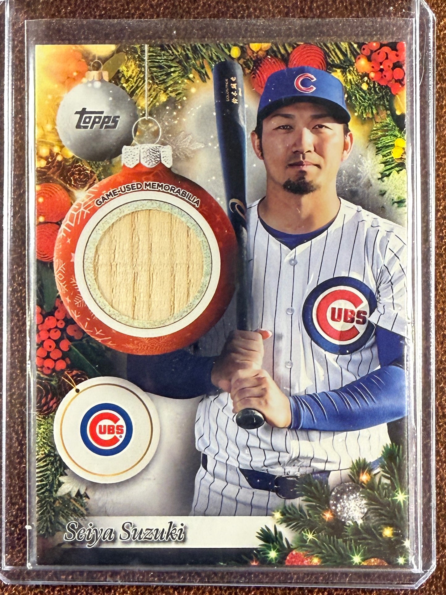 Seiya Suzuki - 2025 Topps Holiday - RELIC - Cubs