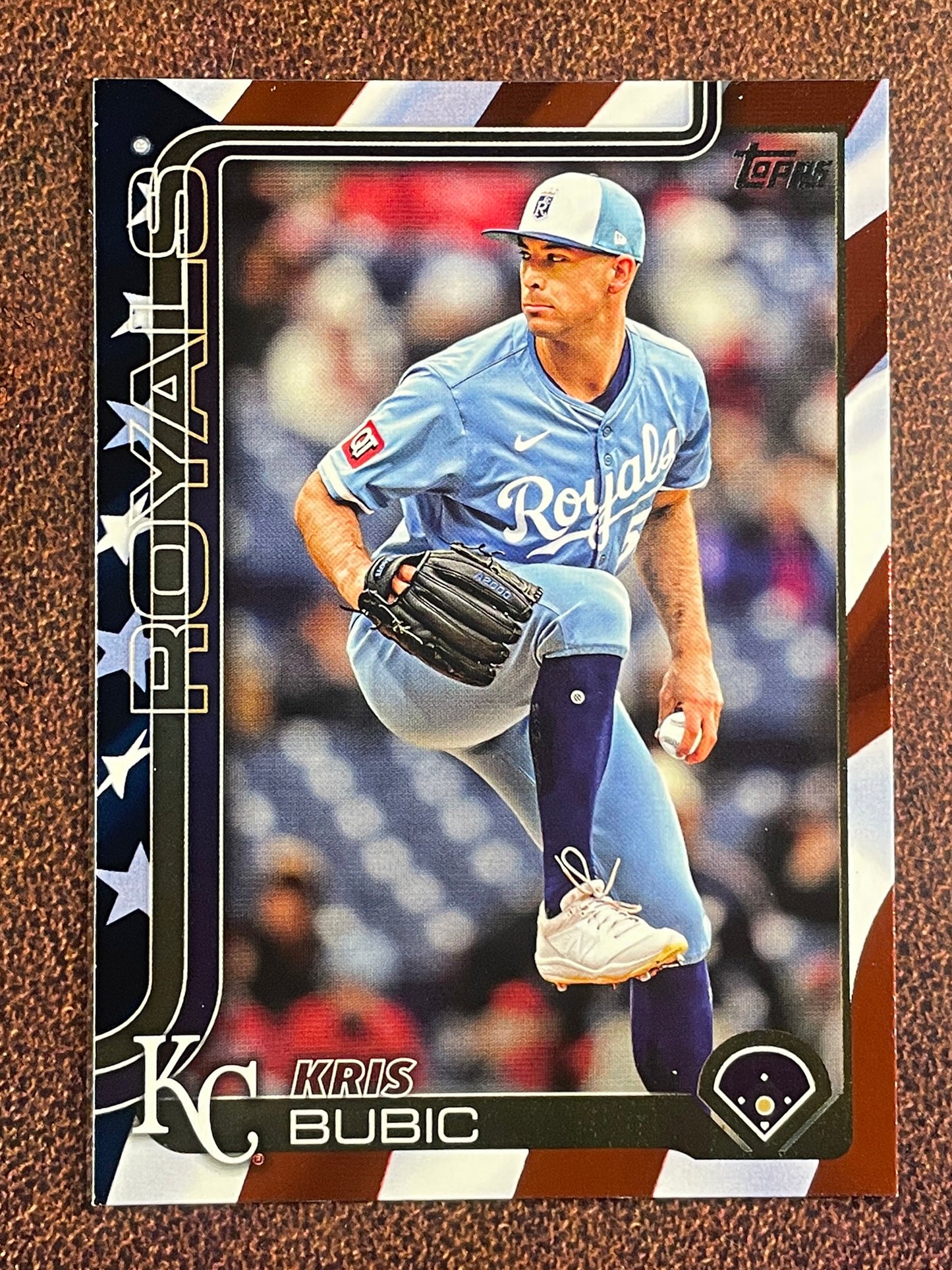 Kris Bubic - 2025 Topps Update - Independence Day /76 - Royals