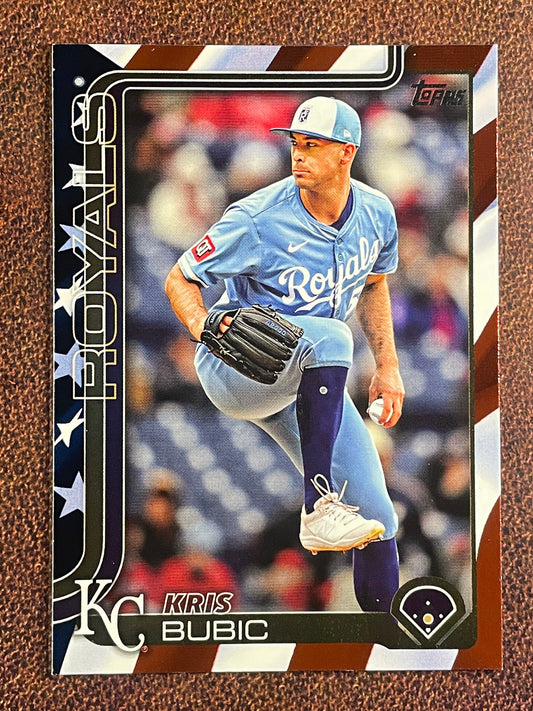 Kris Bubic - 2025 Topps Update - Independence Day /76 - Royals