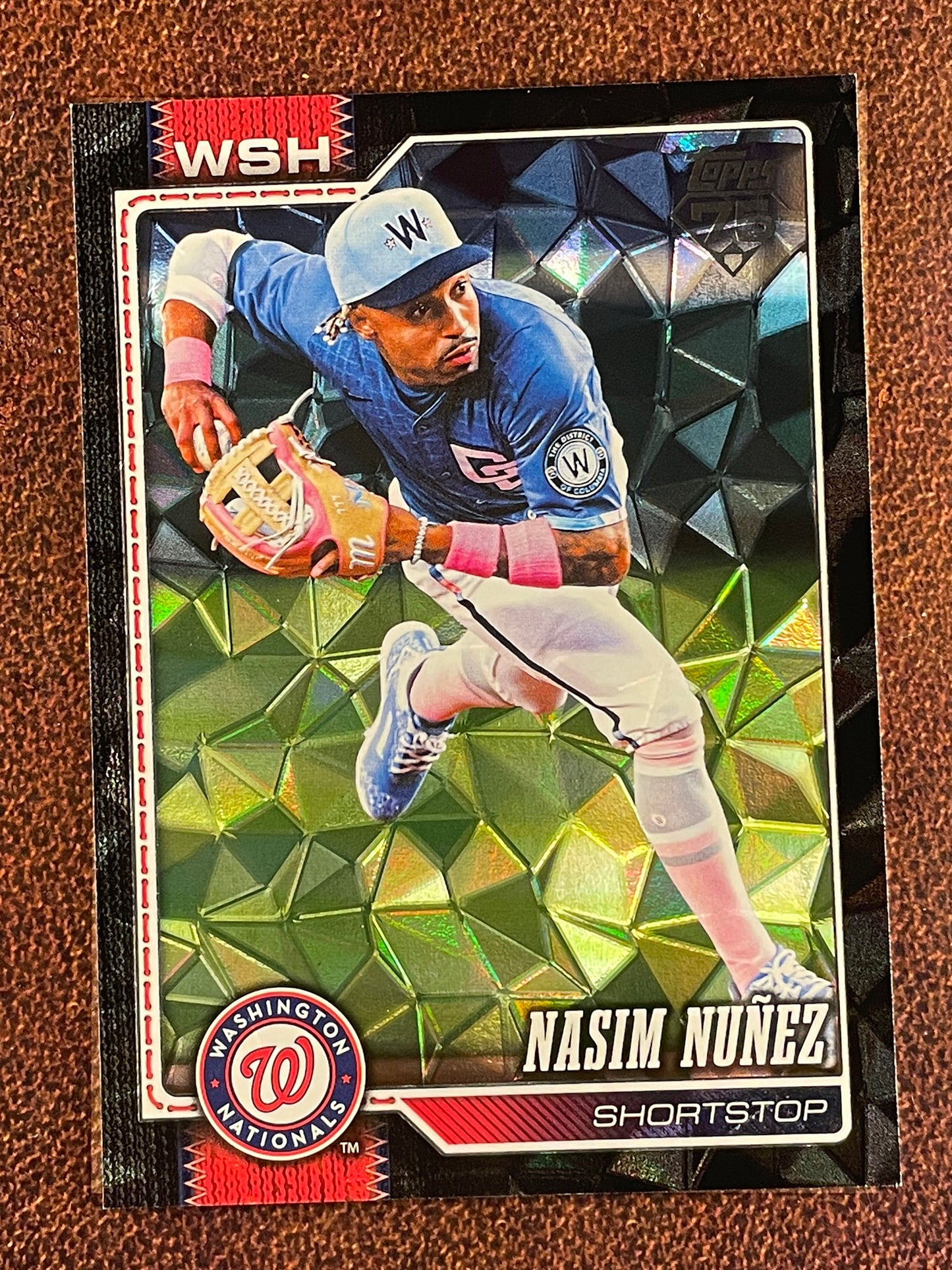 Nasim Nunez - 2026 Topps Series 2 - BLACK Diamante /10 - Nationals