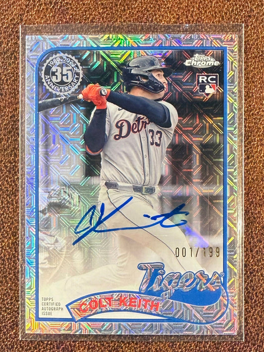 Colt Keith - 2024 Topps Update - Rookie Mojo AUTO /199 - Tigers