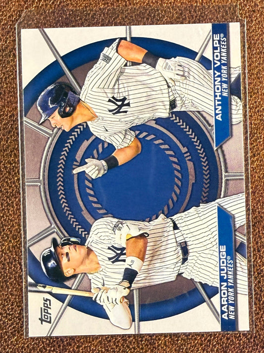 Aaron Judge/Anthony Volpe - 2025 Topps Series 2 - Dynamic Duos - Yankees