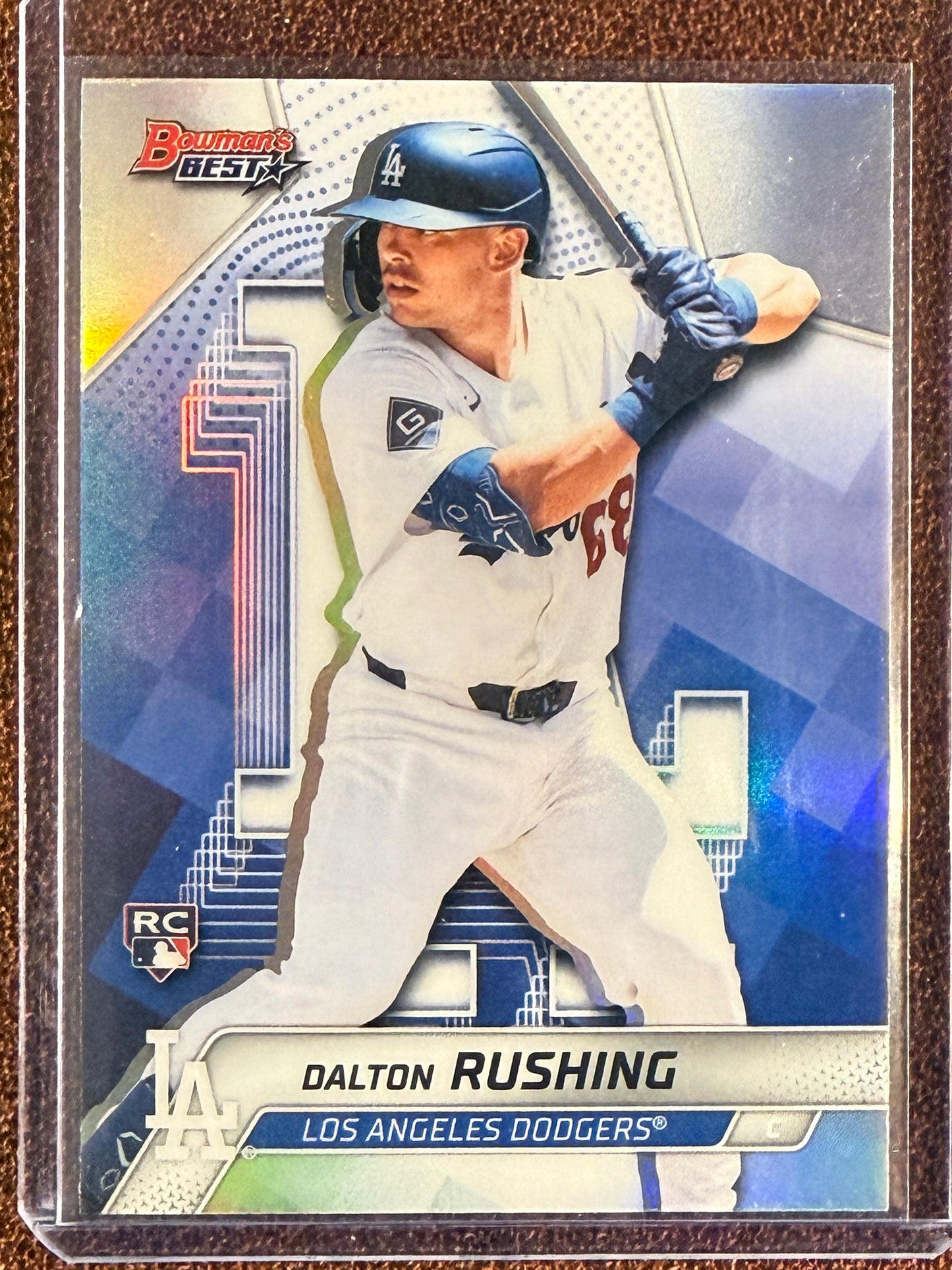 Dalton Rushing - 2025 Bowmans Best - Refractor - Dodgers