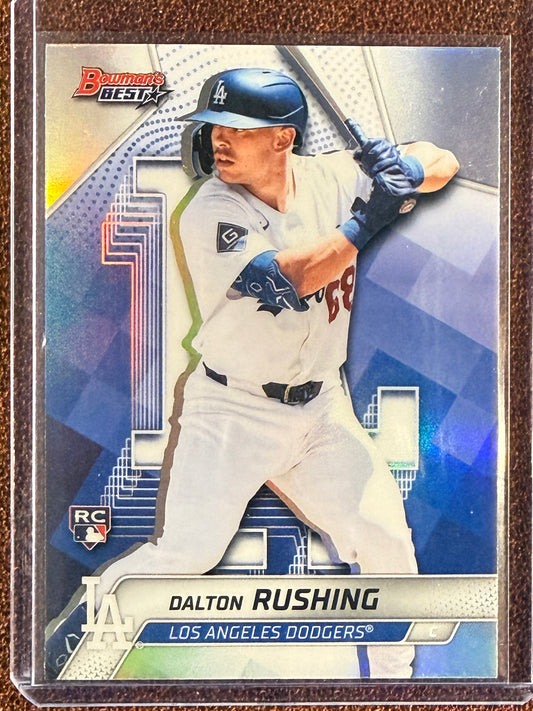 Dalton Rushing - 2025 Bowmans Best - Refractor - Dodgers