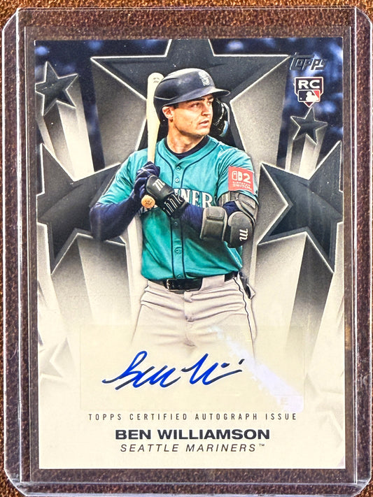 Ben Williamson - 2025 Topps Update - Rookie Baseball Stars AUTO - Mariners