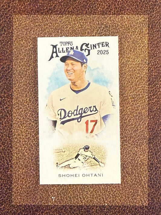 Shohei Ohtani - 2025 Allen & Ginter - Mini 1889 N222-1 - Dodgers