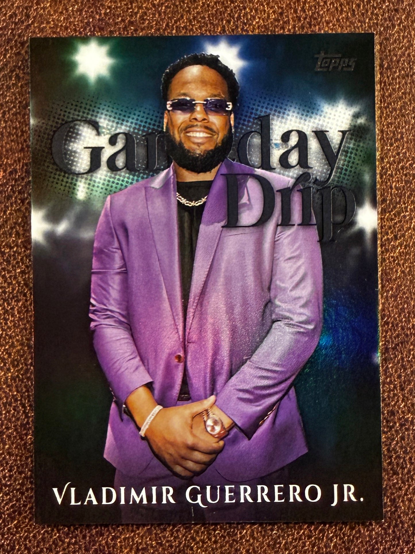 Vladimir Guerrero Jr. - 2025 Topps Series 1 - BLACK Game Day Drip 1/10 - Blue Jays