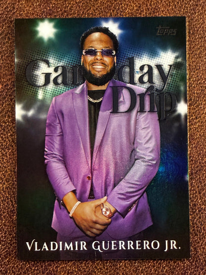 Vladimir Guerrero Jr. - 2025 Topps Series 1 - BLACK Game Day Drip 1/10 - Blue Jays