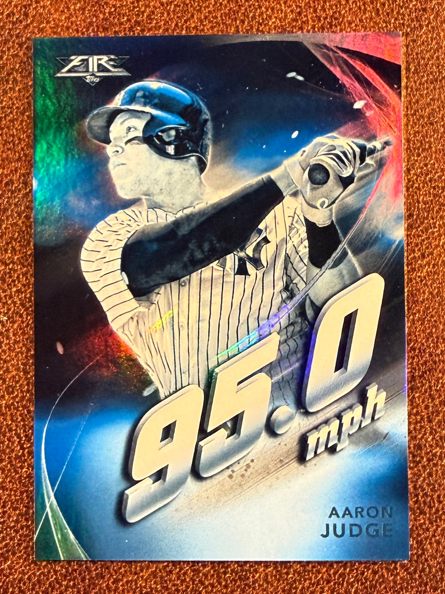 Aaron Judge - 2019 Topps Fire - Maximum Velocity Insert - Yankees