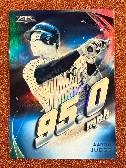 Aaron Judge - 2019 Topps Fire - Maximum Velocity Insert - Yankees