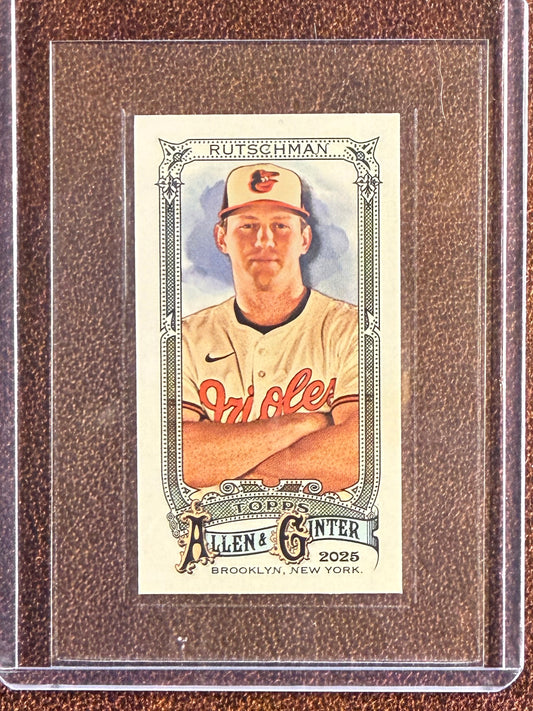 Adley Rutschman - 2025 Allen & Ginter - Mini A&G Design Variation - Orioles