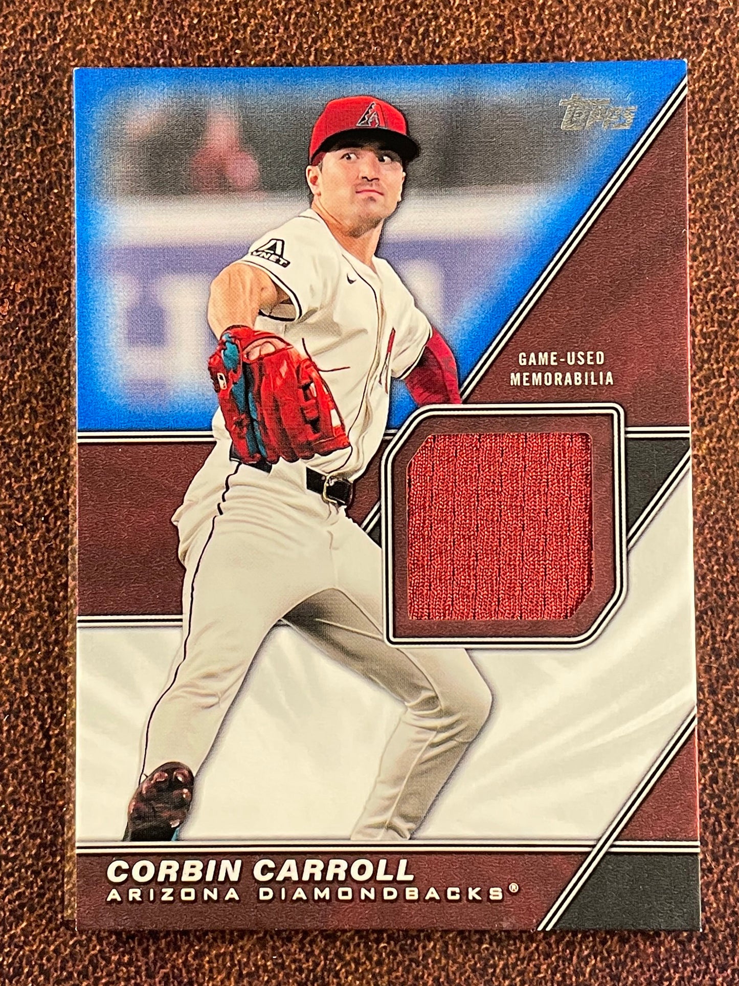 Corbin Carroll - 2026 Topps Series 1 - BLUE Major League Material RELIC /150 (*whiting*)  - Diamondbacks