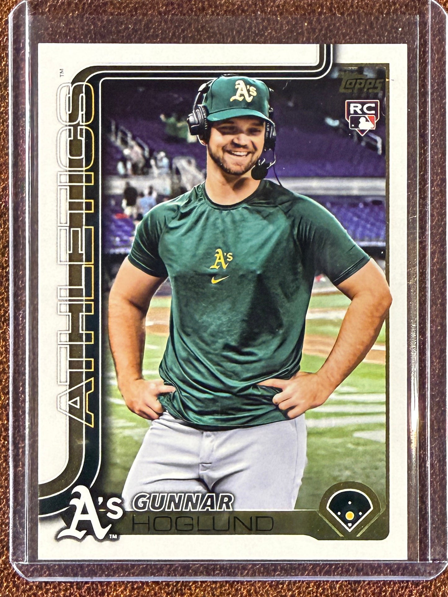 Gunner Hoglund - 2025 Topps Update - Rookie Golden Mirror SSP - Athletics