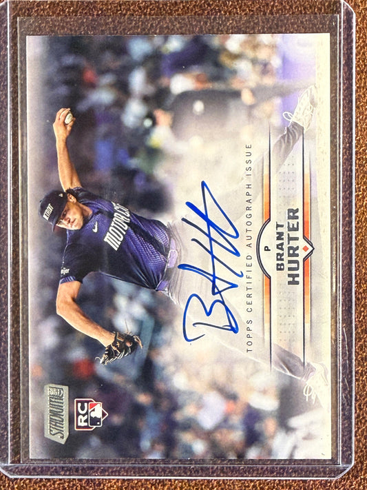 Brant Hurter - 2025 Topps Stadium Club - Rookie AUTO - Tigers