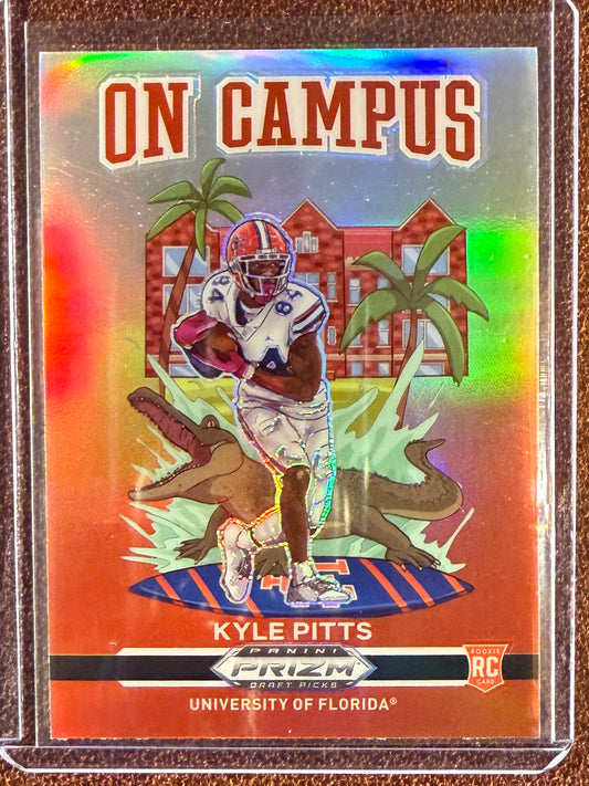 Kyle Pitts - 2021 Panini Prizm Draft Picks - On Campus SSP - Falcons