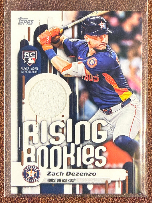 Zach Denzenzo - 2025 Topps Update - Rising Rookies RELIC - Astros