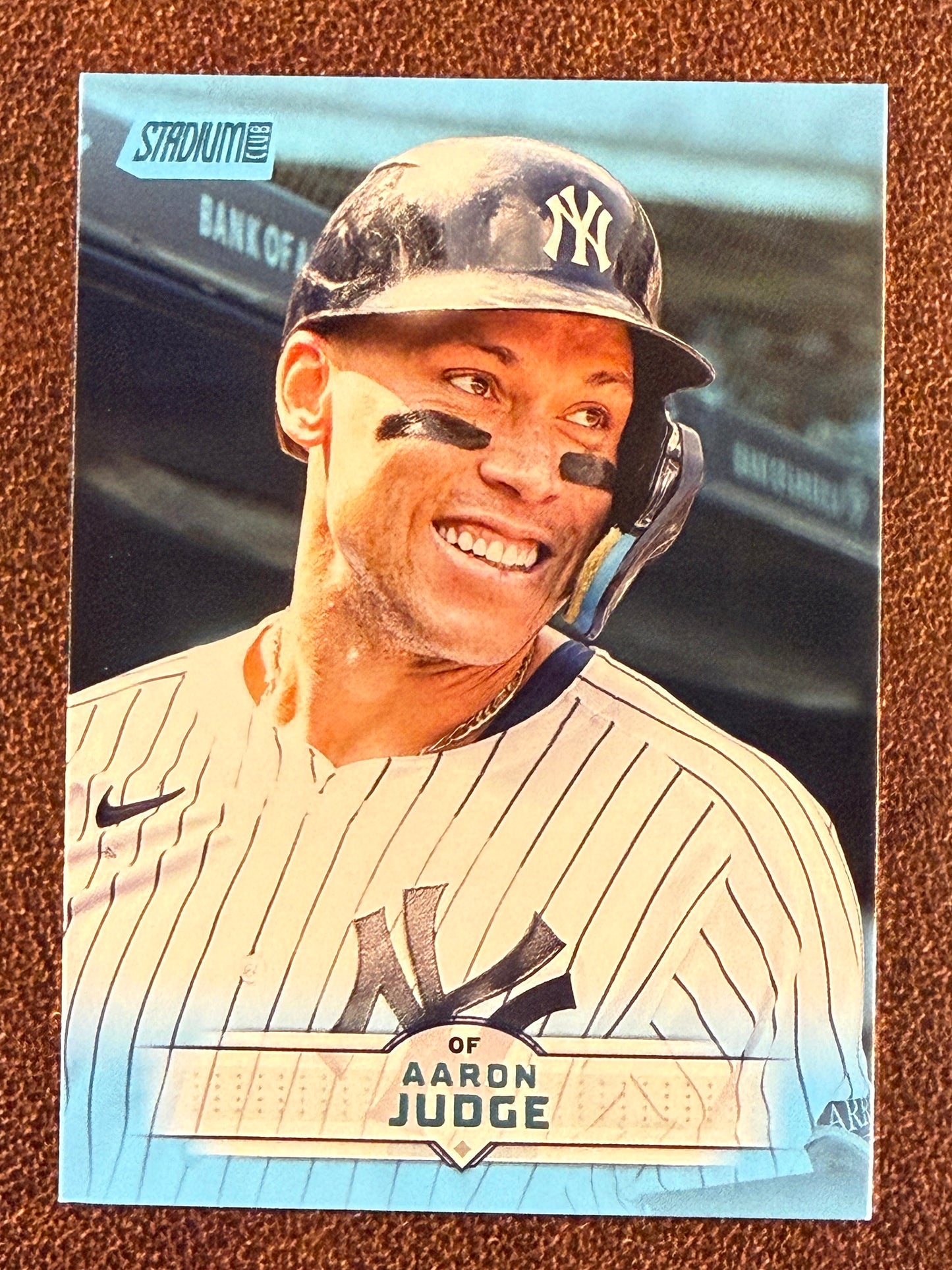 Aaron Judge - 2025 Topps Stadium Club - Light Blue Foil - Yankees