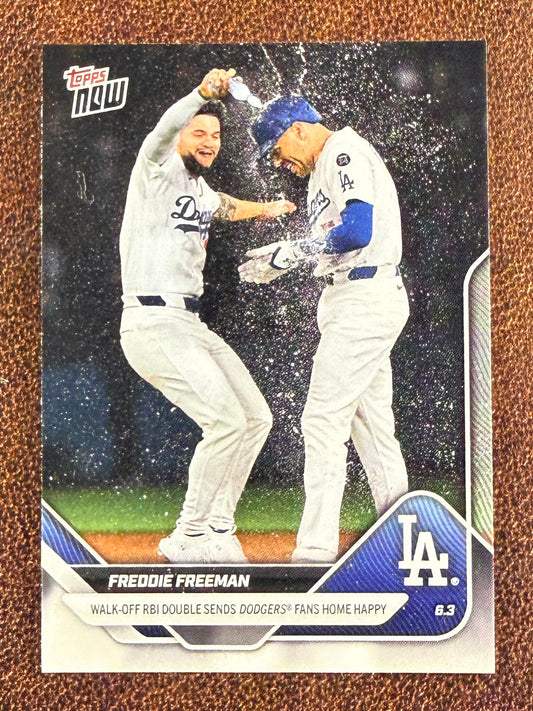 Freddie Freeman - 2025 Topps Now - Card 252 (PR: 893) - Dodgers