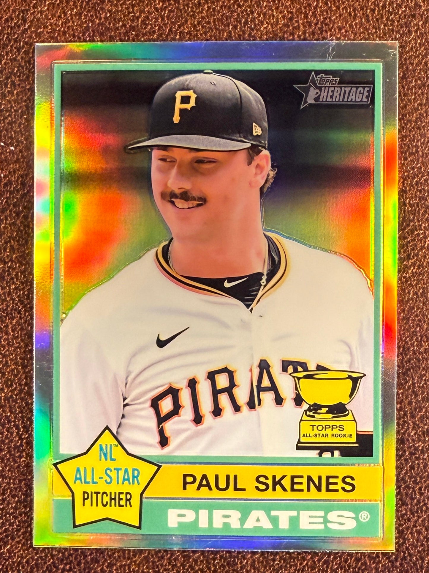 Paul Skenes - 2025 Topps Heritage. - Refractor - Pirates