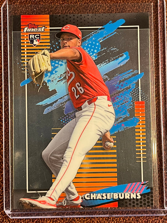 Chase Burns - 2026  Topps Finest - Rookie Uncommon - Reds