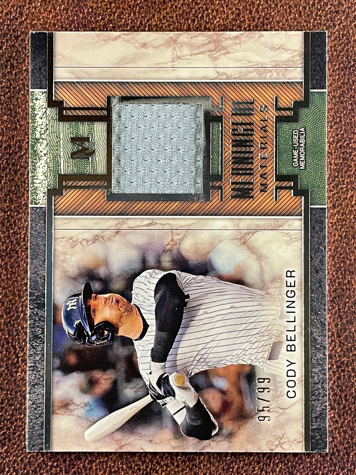 Cody Bellinger - 2025 Topps Museum Collection - Meaningful Material RELIC /99 - Yankees