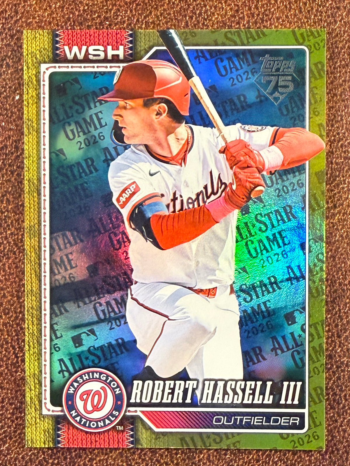 Robert Hassell III - 2026 Topps Series 2 - GOLD All Star Game /50 - Nationals