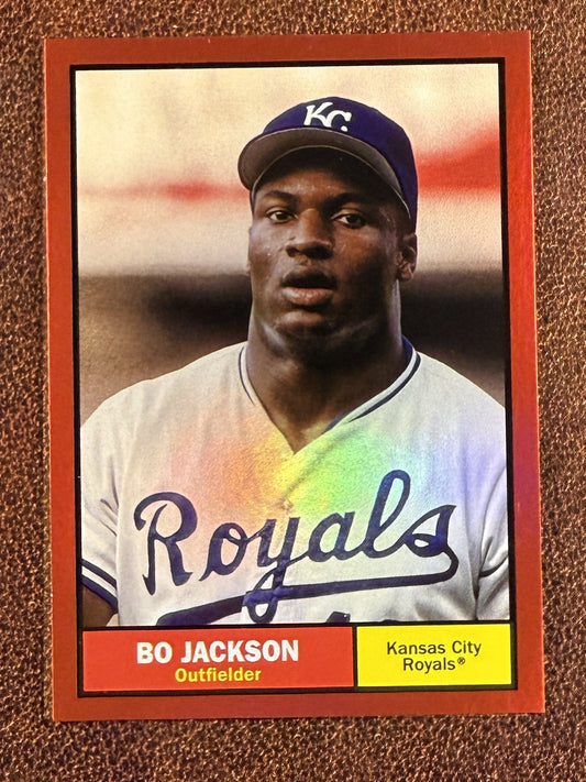 Bo Jackson - 2024 Topps Archives - RED HOT Foilboard /50 - Royals
