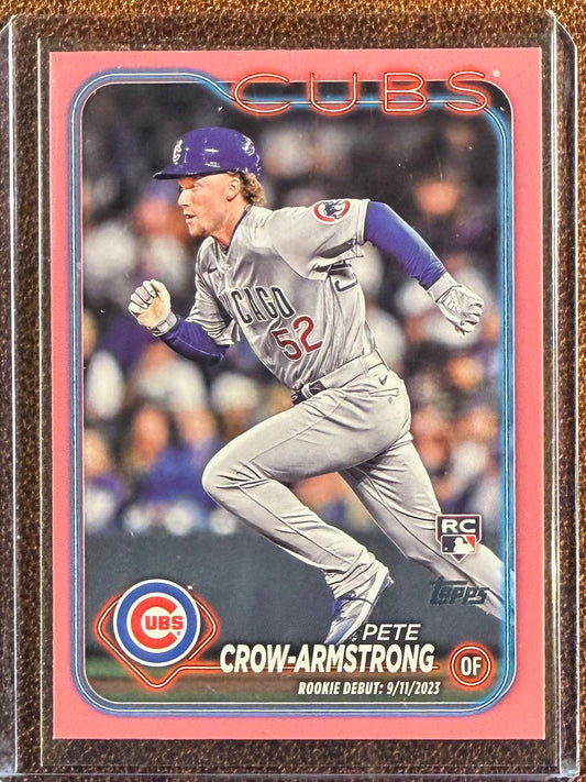 Pete Crow Armstrong - 2024 Topps - Mother's Day Parallel /50 - Cubs