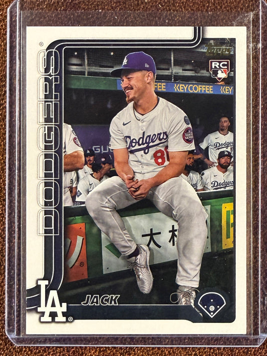 Jack Dreyer - 2025 Topps Update - Rookie Golden Mirror SSP - Dodgers
