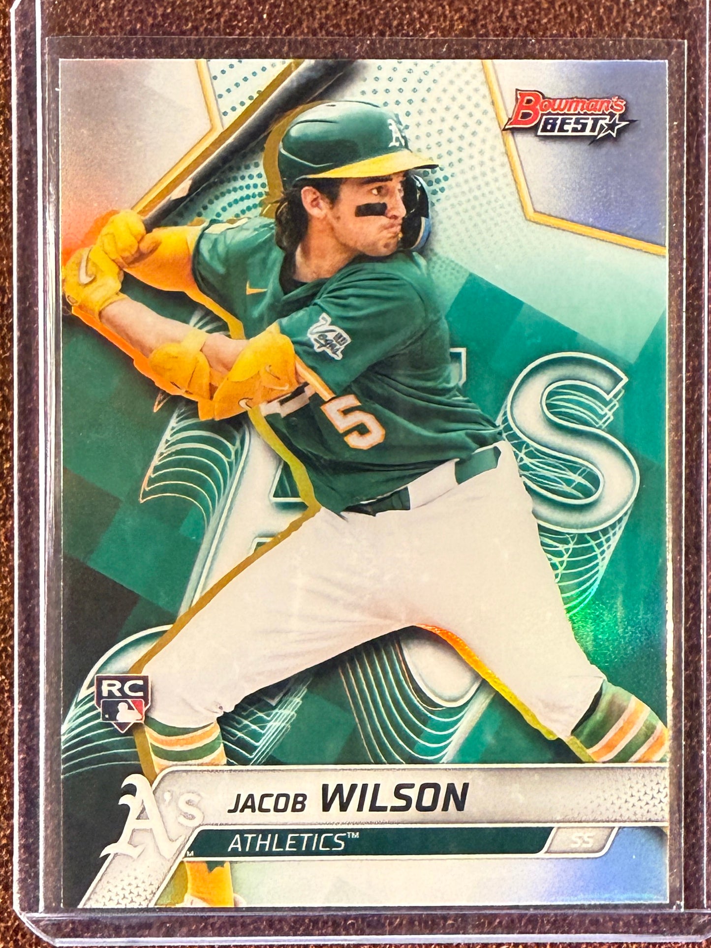 Jacob Wilson - 2025 Bowmans Best - Rookie Refractor - Athletics
