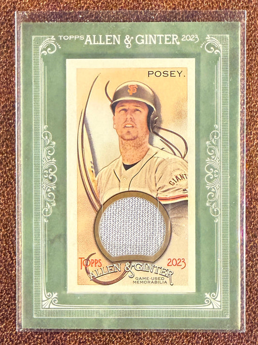 Buster Posey - 2023 Allen & Ginter - Mini Framed RELIC - Giants