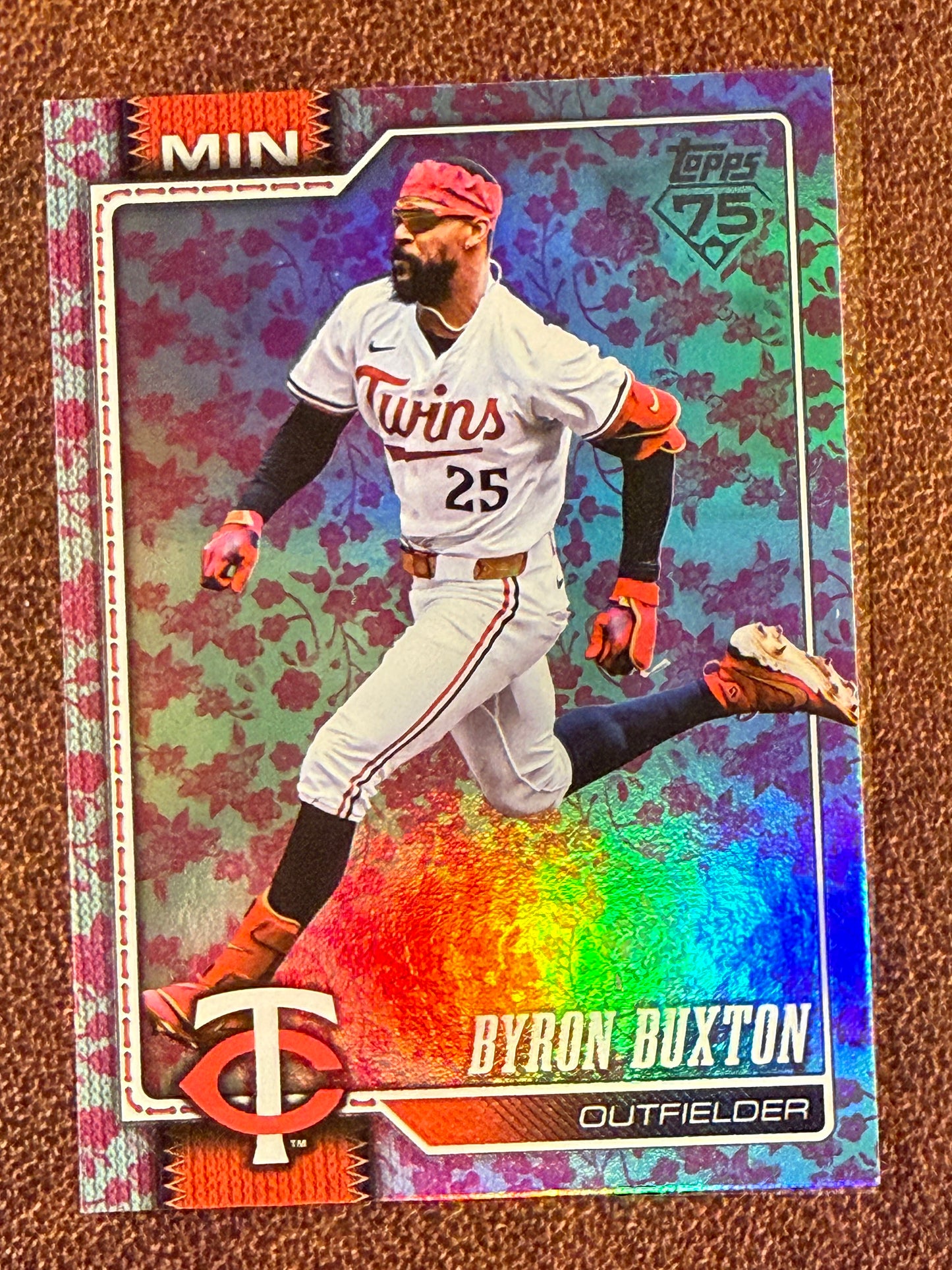 Byron Buxton - 2026 Topps Series 1 - Holiday Flowers /50 - Twins