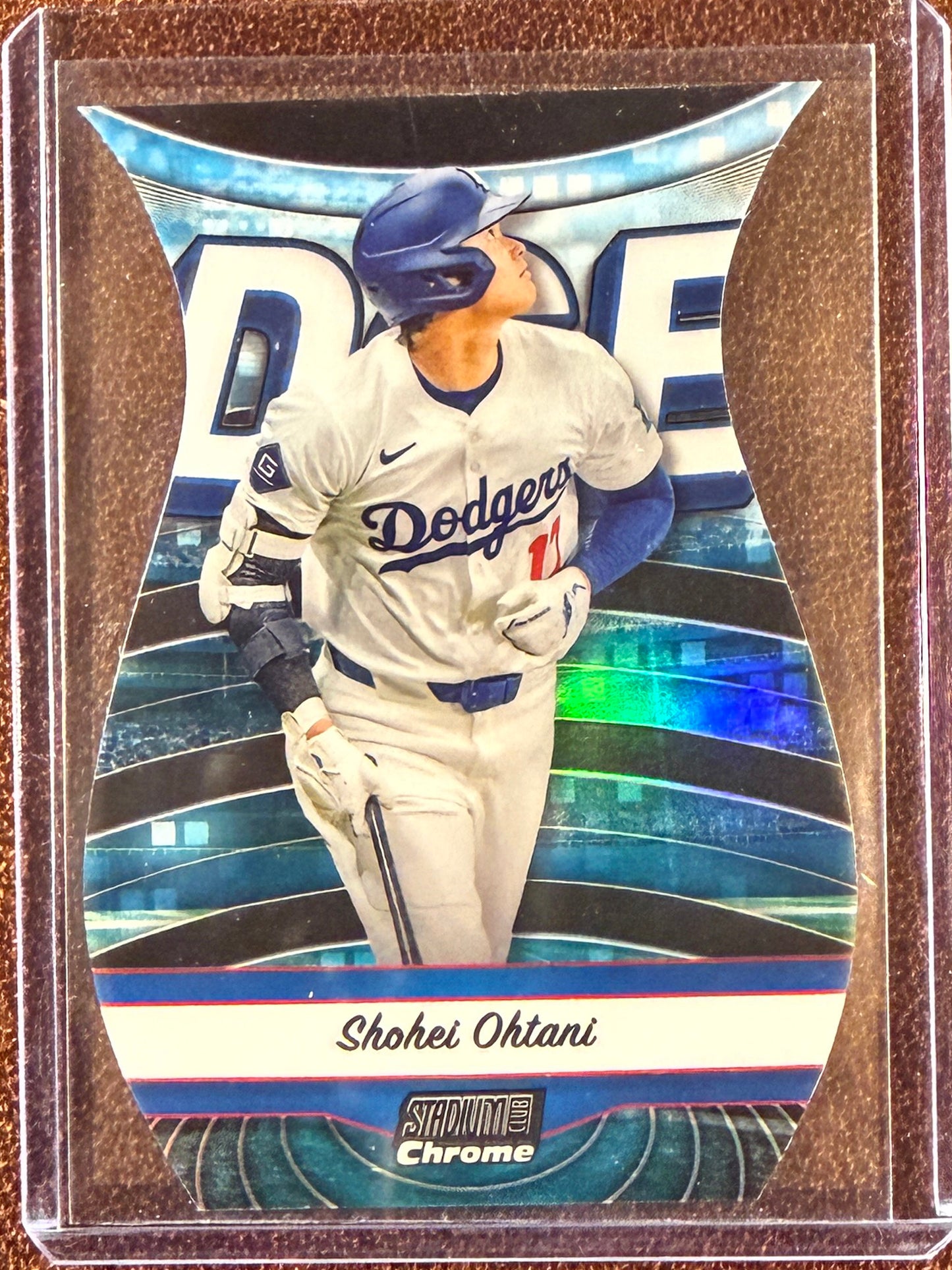Shohei Ohtani - 2024 Topps Stadium Club Chrome - Triumvirates Die Cut (TRI-2) - Dodgers