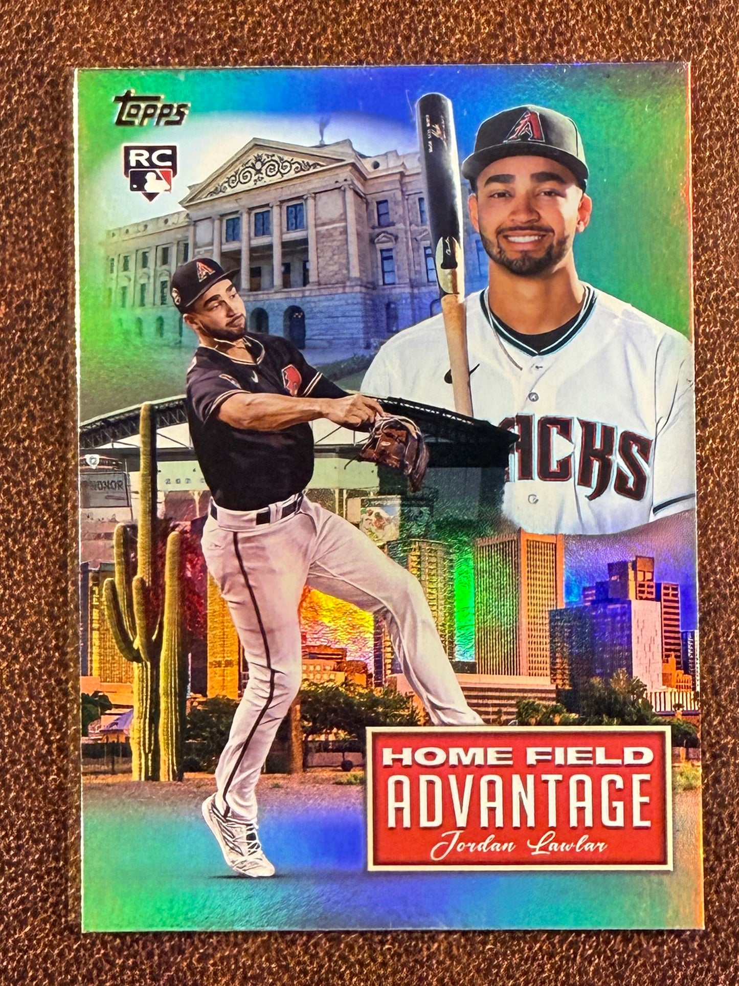 Jordan Lawlar - 2024 Topps Series 2 - Rookie Home Field Advantage - Diamondbacks