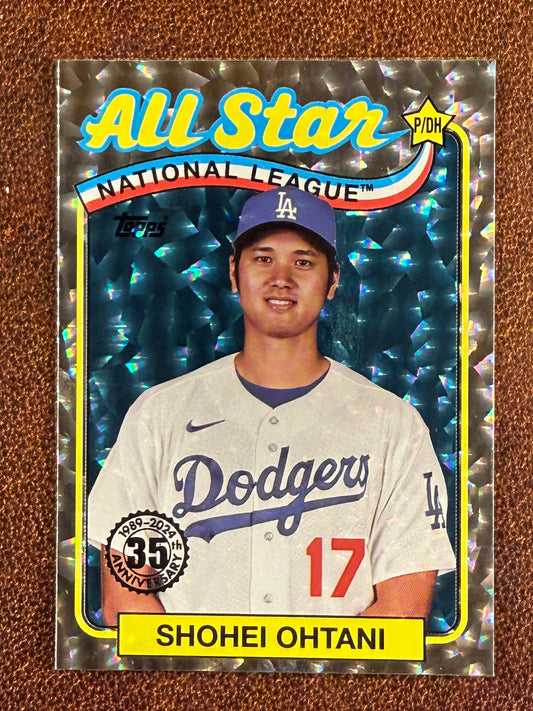 Shohei Ohtani - 2024 Topps Series 2 - 1989 All Star Silver Crackle - Dodgers