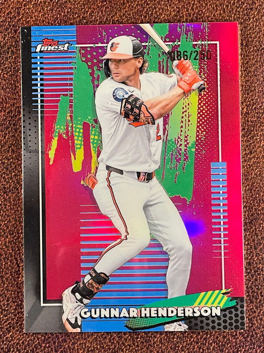 Gunnar Henderson - 2026 Topps Finest - PINK Common /250 - Orioles